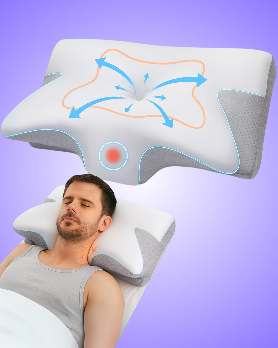 Butterfly Neck Protection Pillow