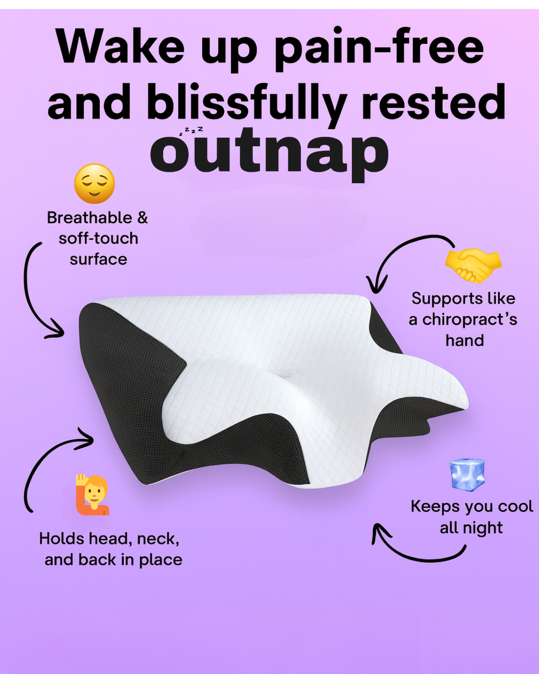 Butterfly Neck Protection Pillow