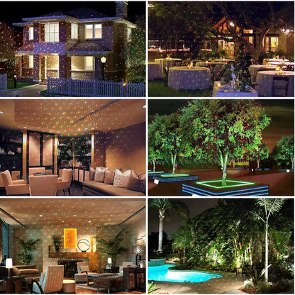 LED Snowflake Projector Light